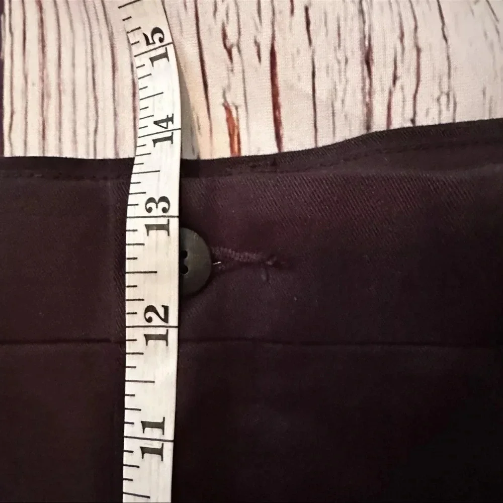 Croft & Barrow‎ Easy Care Khaki Black Pants Flat Front Size 38x29 NWT